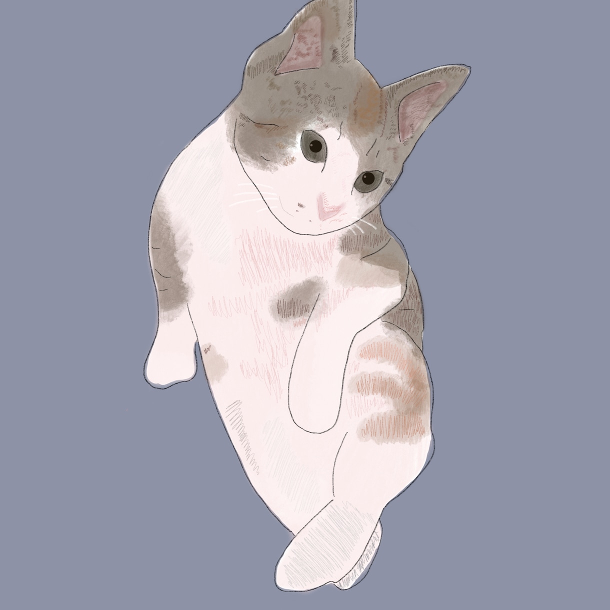 大切なペットのかけがえのない瞬間をイラストにします SNSアイコンや記念としてもご利用いただけます◎ イメージ6