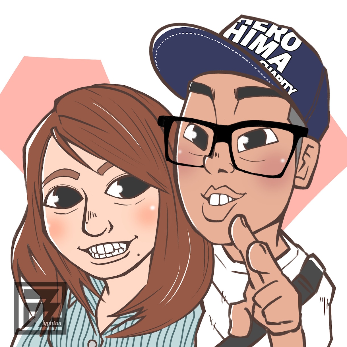 アイコン等に使えるあなたのイメージを似顔絵にします あなたの個性をアイコンにして表現！ イメージ6