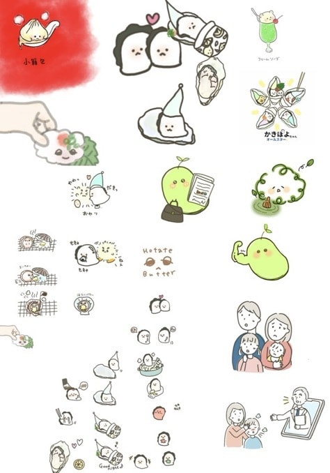 美大卒がフリー素材やイラストを描きます クライアント様の好きなイラストを形にします！ イメージ1