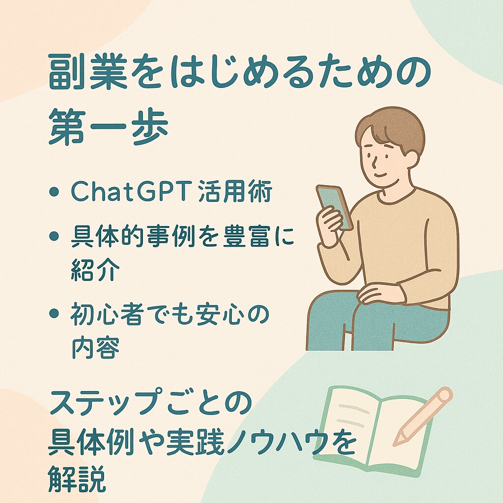 ChatGPTで誰でもできる副業教えます 未経験でも大丈夫。AIがあなたの味方！ イメージ2