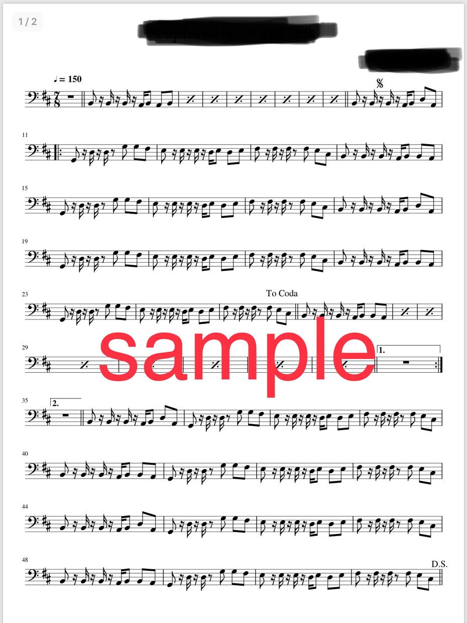 正確なベースの耳コピをします あの曲弾きたいけど耳コピが苦手！楽譜も無いという方にオススメ イメージ4
