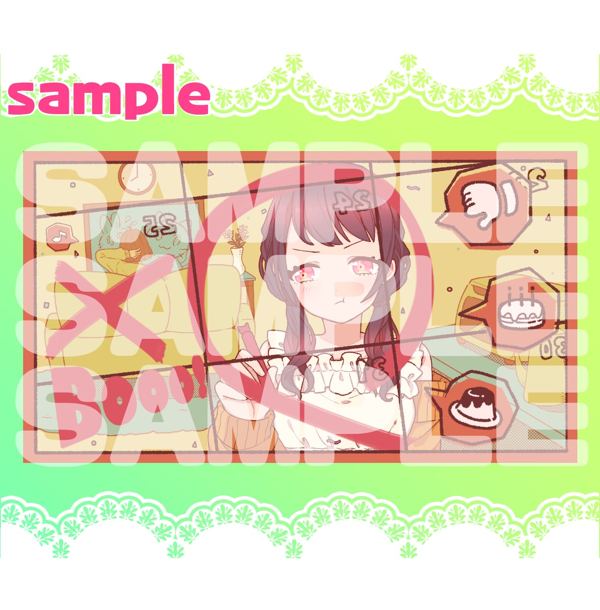 ポップで可愛いイラストをお描きします MV、配信画面、グッズ、各種ジャケットなどに イメージ8