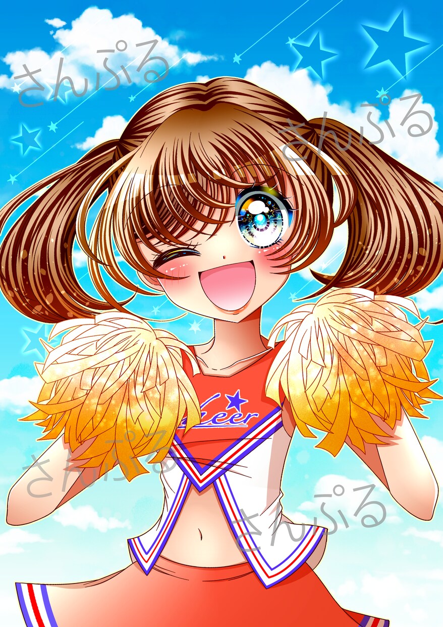 キラキラ可愛い❤少女漫画のようなイラストを描きます スピード納品！即日OK◎ご相談下さい！ イメージ4