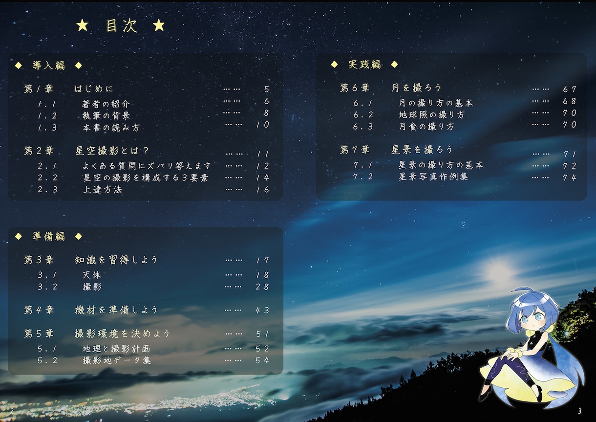 自作本「星空の撮り方（基本編）」を販売します 星を撮りたいけれどカメラや星のことが分からない方向け教科書 イメージ2