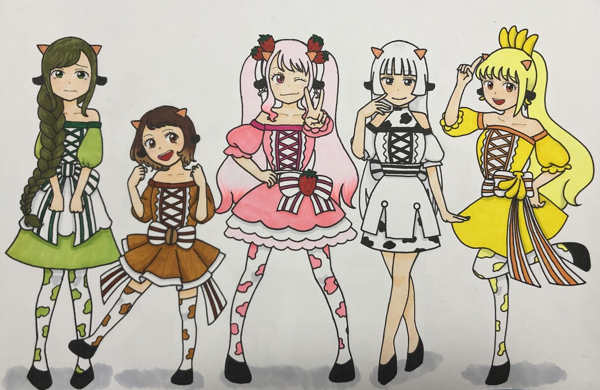 アイコンにできる！かわいい女の子イラスト描きます 丁寧で希望通りのイラストにします！細かいリクエスト◎ イメージ6