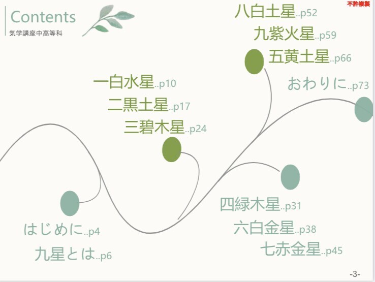 気学テキスト中級編。九星の作用と特徴を解説します 方位を取った後に何が起こるか予測できるようになります。 イメージ2
