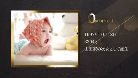 高級感あふれるプロフィールムービー作ります 【結婚式プロフィールムービー】DVD納品も対応♪ イメージ9