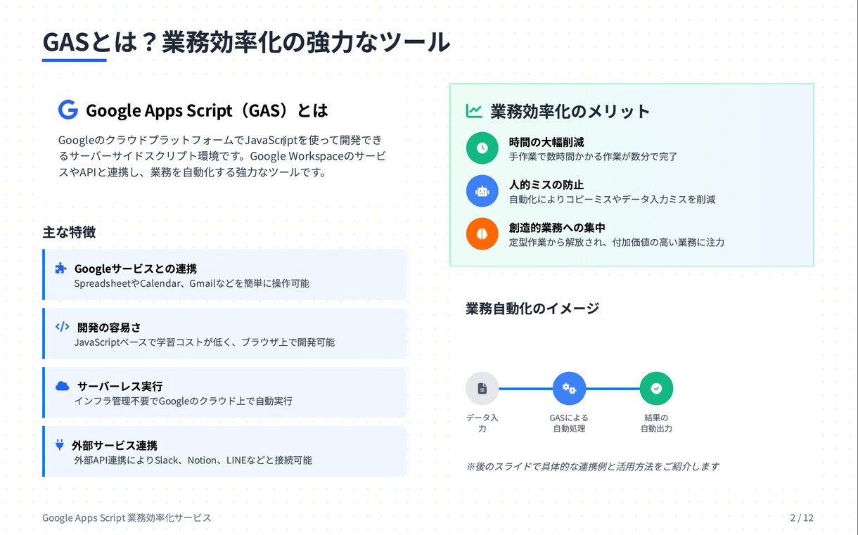Notion連携も！GASでの業務効率化請負います お客様目線の丁寧なヒアリングで業務/作業効率化 イメージ3
