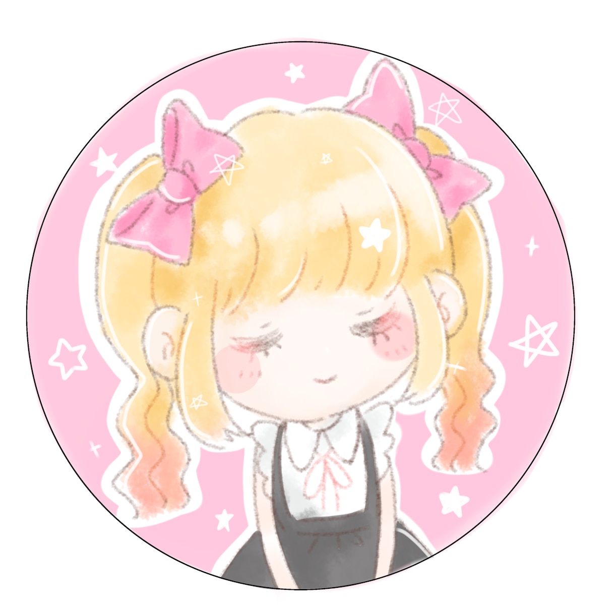 ゆるふわアイコン作成します ふわふわの女の子や地雷系など♬ イメージ1