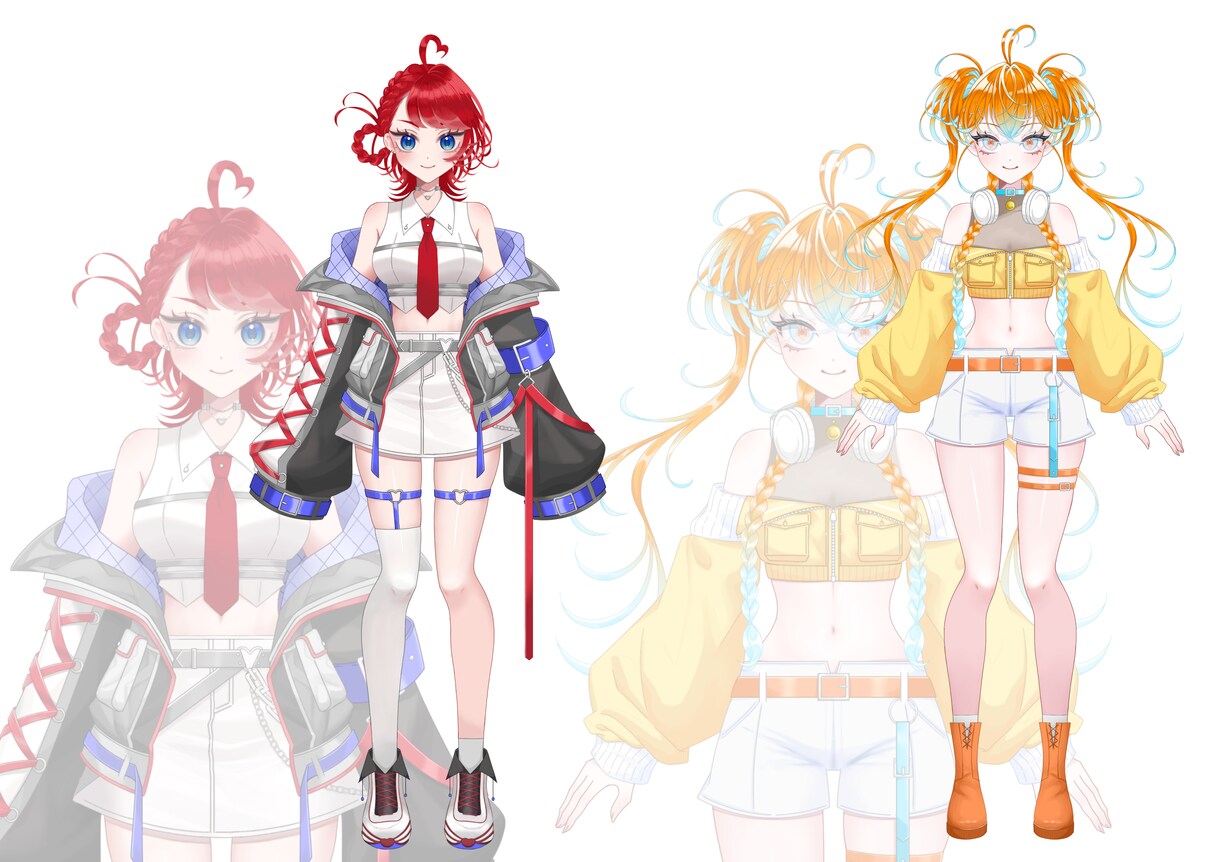 キャラクター・衣装デザイン、立ち絵承ります “個性”が光る、あなただけのキャラクター イメージ2