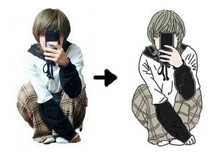 写真をそのままイラストにします 思い出の写真をイラストにしませんか？ イメージ1