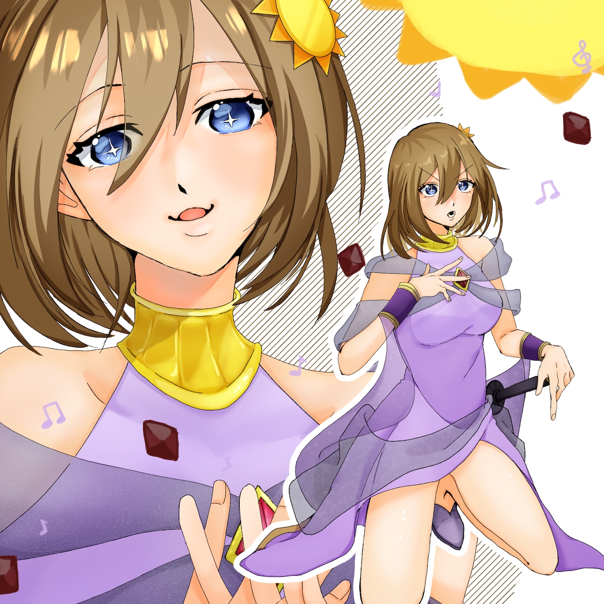 アイコン描きます 配信用イラスト・オリジナルキャラクター作成します イメージ8