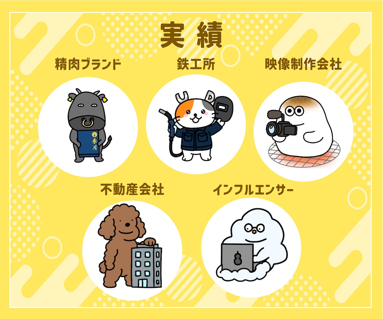ブランドや企業の“顔”になるキャラクター制作します ざっくりイメージでOK！魅力的なキャラを作ります イメージ3