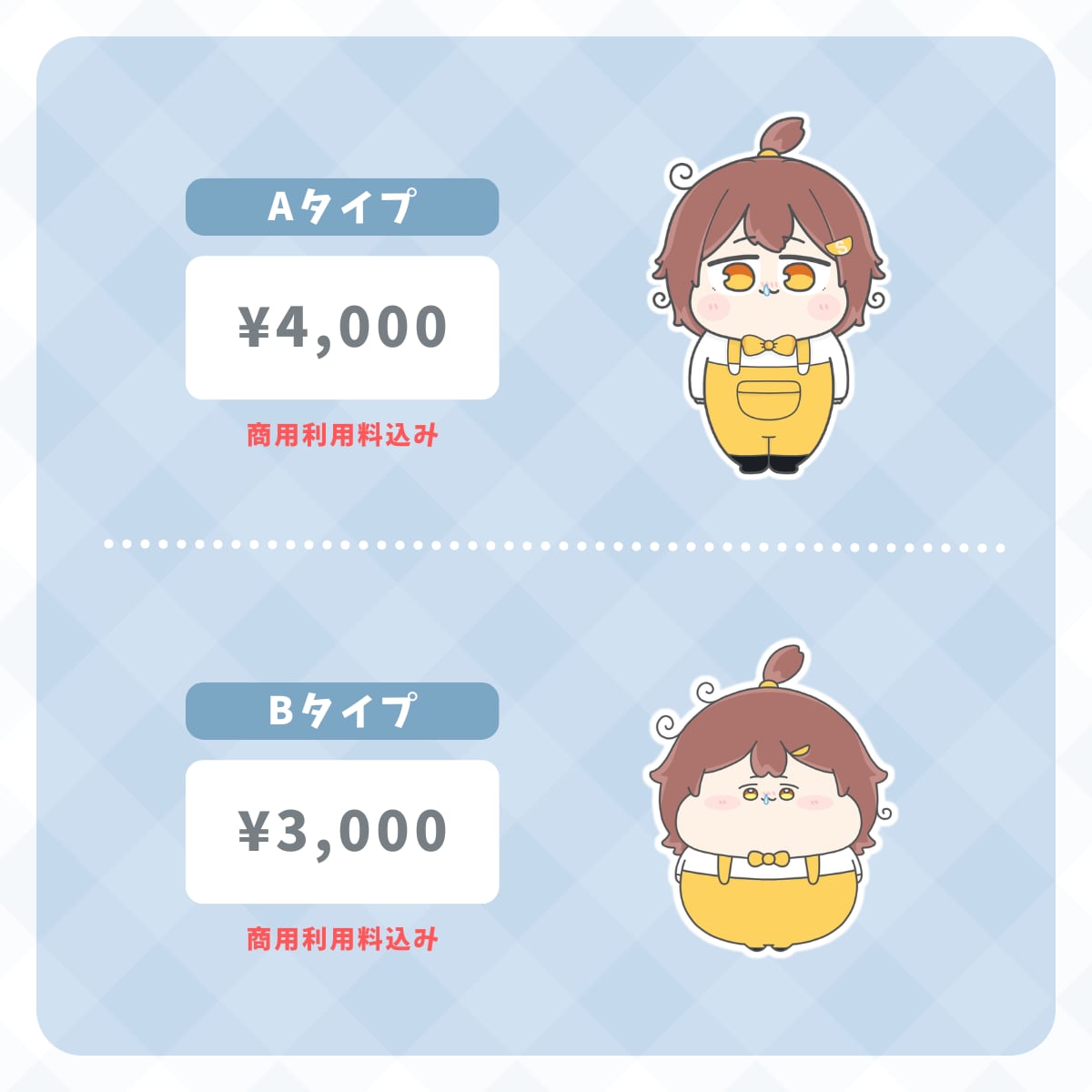 かわいいミニキャラ・SDキャラのイラスト描きます ゆるもちなデフォルメイラスト！商用利用込み！ イメージ2