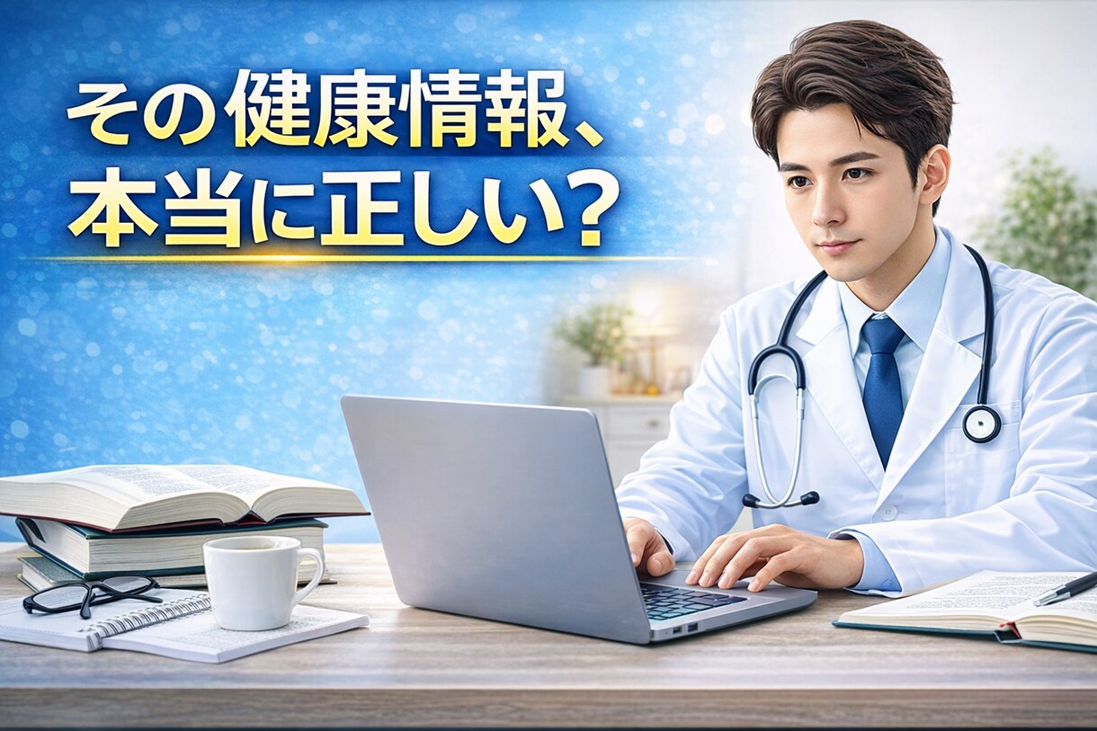 医療・健康記事を医師が執筆します その健康情報、本当に正しい？？ イメージ1