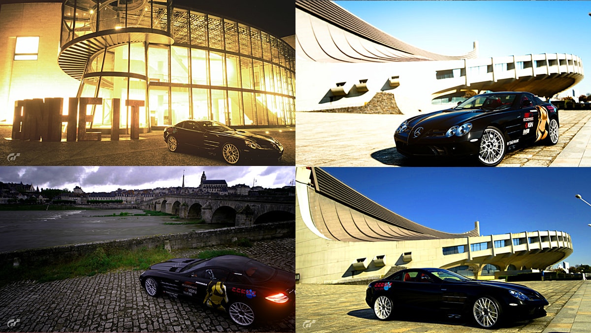 御社のロゴをスポーツカーに貼った画像を作成します ゲーム画像ですが、本物のように撮影します。 イメージ4