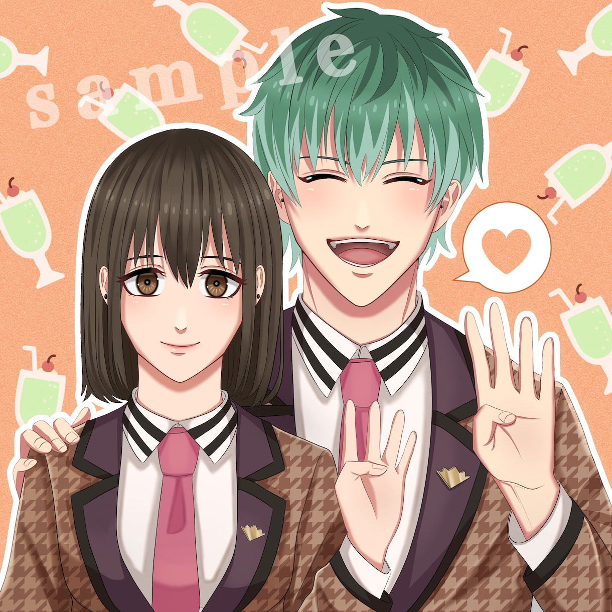 夢絵描きます お好きなキャラと固定キャラお描き致します！ イメージ1
