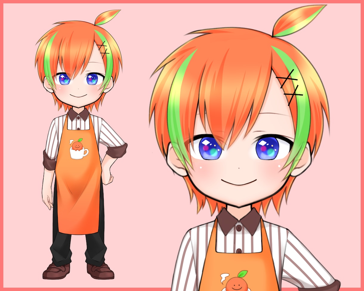 男女のVtuber用モデルを制作します イラスト～LIVE2Dモデリング イメージ3