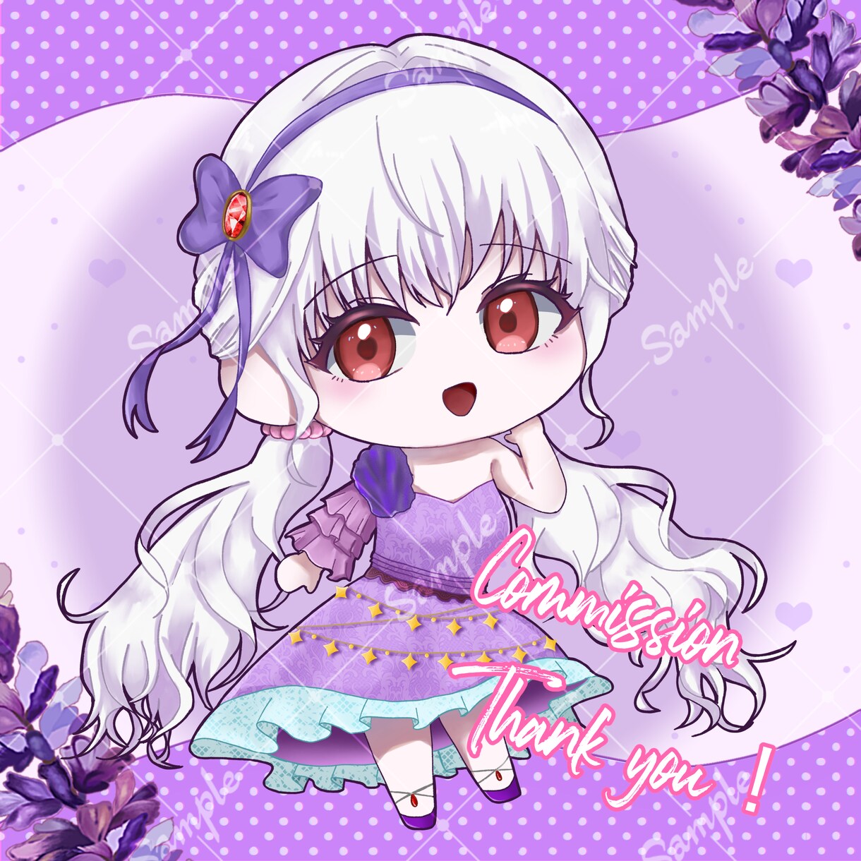 ミニキャラセット制作します 丸くて可愛いミニキャラを描きます イメージ3