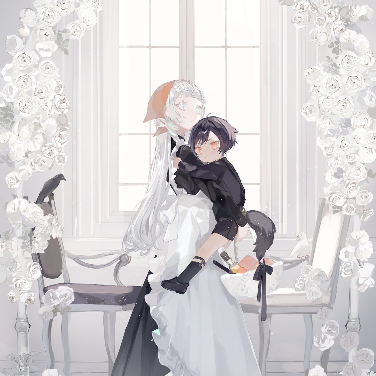 繊細で綺麗なイラストを制作します 一枚絵を必要とされる方にオリジナルのイラストをお届けします イメージ3