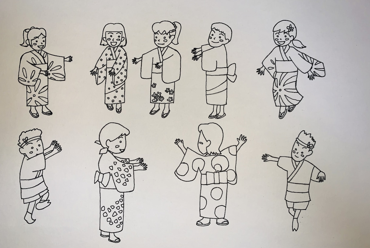 手描きイラスト描きます 今はパソコンが使えないので、手描きオンリーになります。 イメージ3