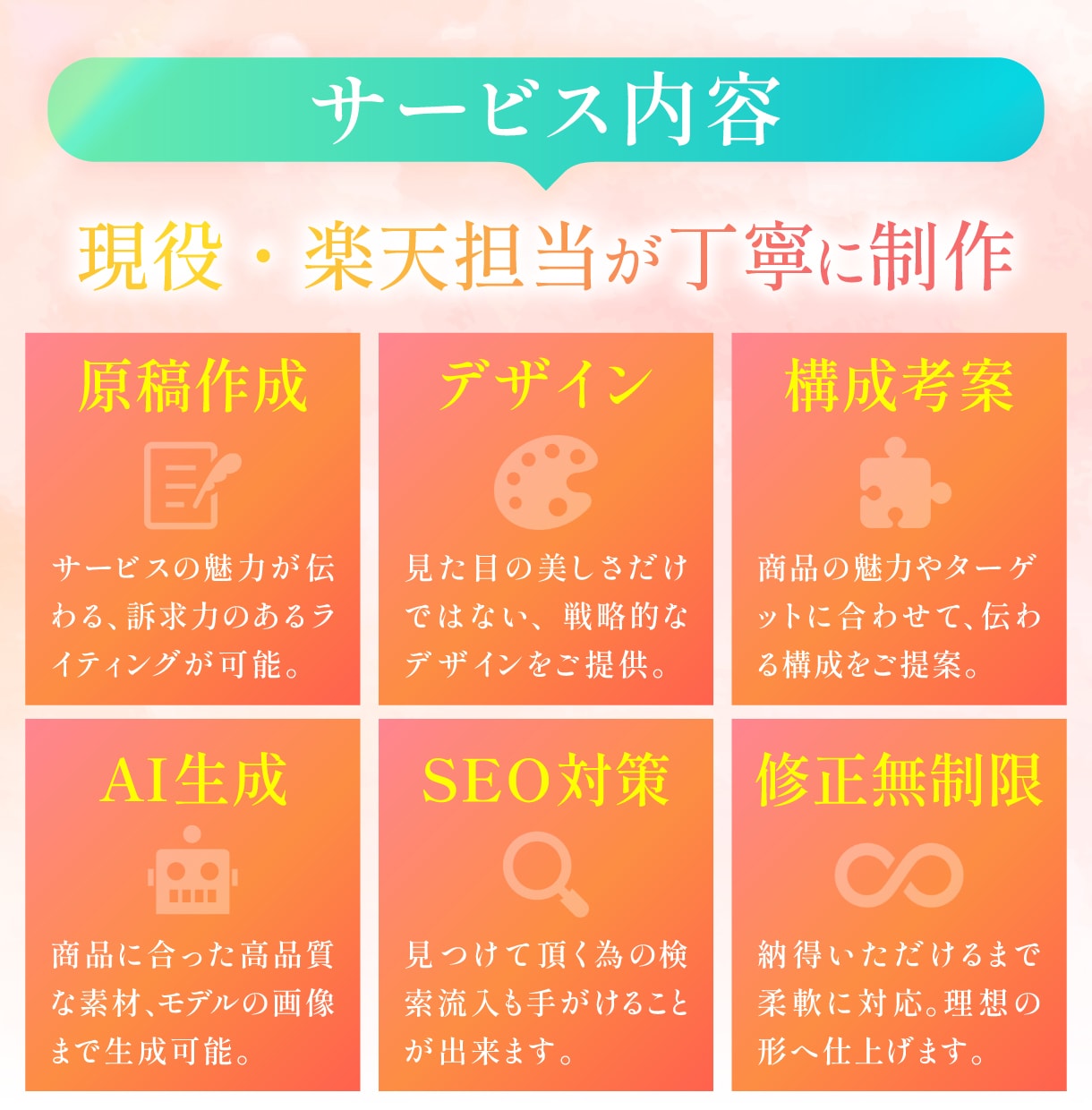 先着2社様★楽天経験者が商品画像制作します 今だけ1枚3,000円【成果へ繋ぐ】SEOも可能★丸投げOK イメージ4