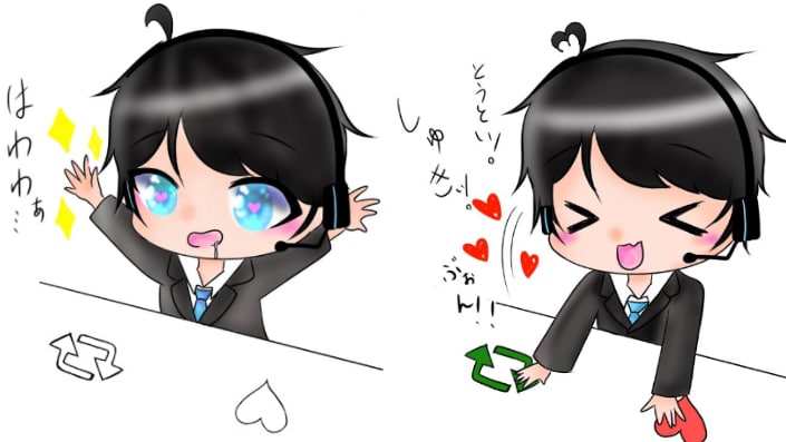 二次創作イラストを描かせていただきます お好きなシチュエーションの二次創作イラストを描かせて頂きます イメージ6