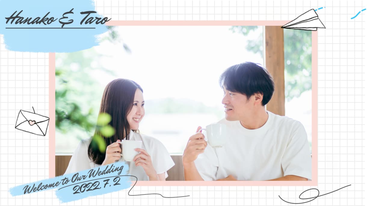 爽やかな結婚式プロフィールムービー作ります 披露宴でお二人の良さを最大限表現します！ イメージ1