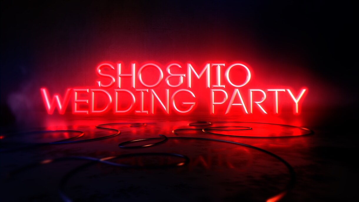 出店記念半額☆結婚式オープニングムービー制作します ネオンPOP！オープニング☆プロが作る最高のクオリティ！ イメージ8