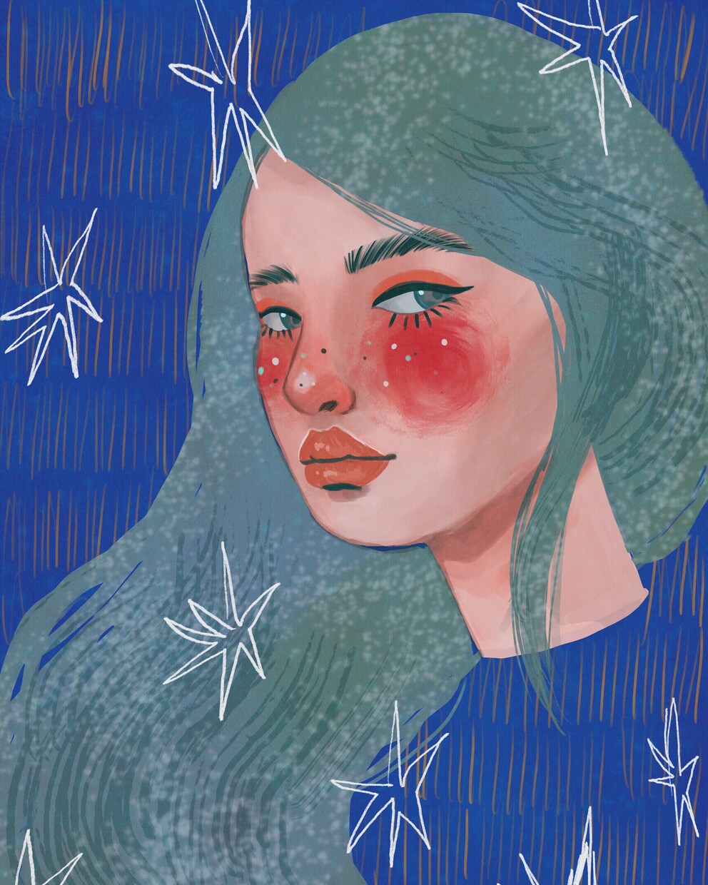 似顔絵描きます アナログタッチで、あなたの雰囲気描きます イメージ5