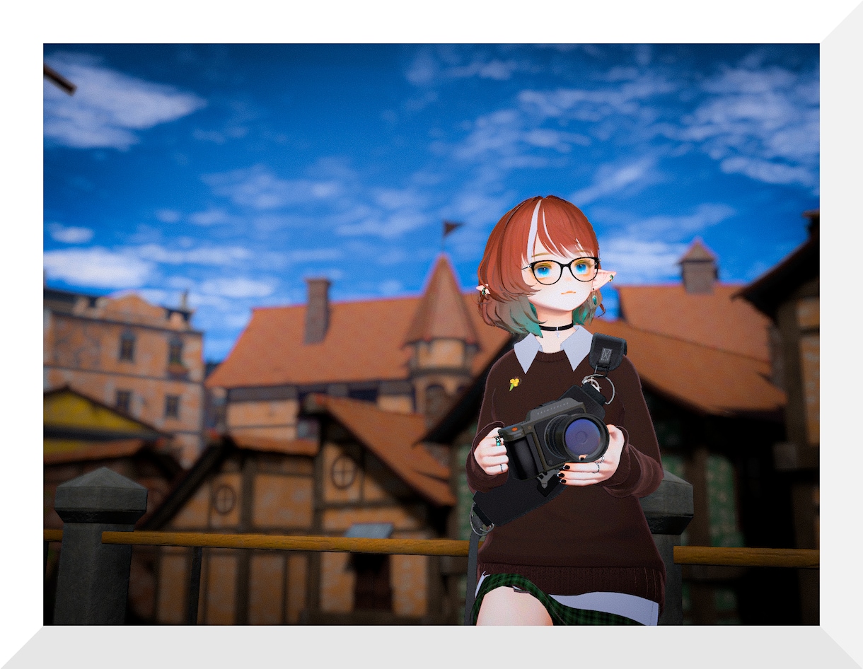VRChat内でお写真をお撮りします 皆様の素敵な一瞬、心躍る瞬間をフレームに収めてみませんか?? イメージ1