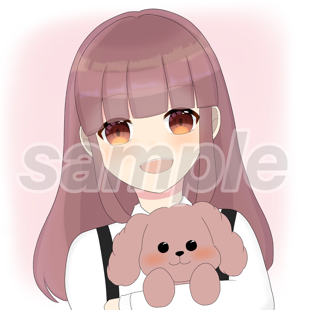 あなた専用のイラストをあなたの元に届けます スマートフォンの指で描いています!! イメージ1