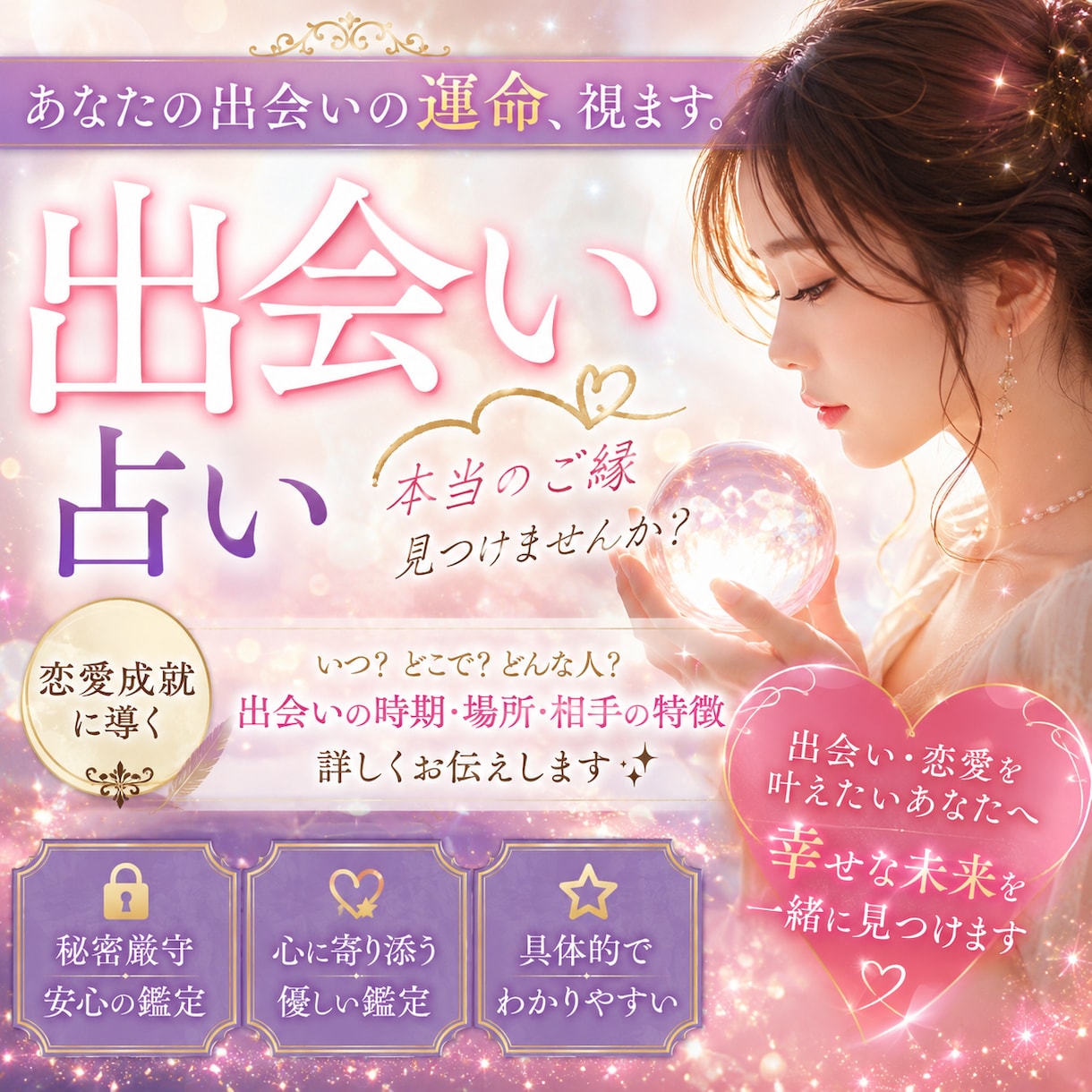 あなたの運命の出会いを占います ここでしか知ることの出来ない占い、試してみませんか？ イメージ1