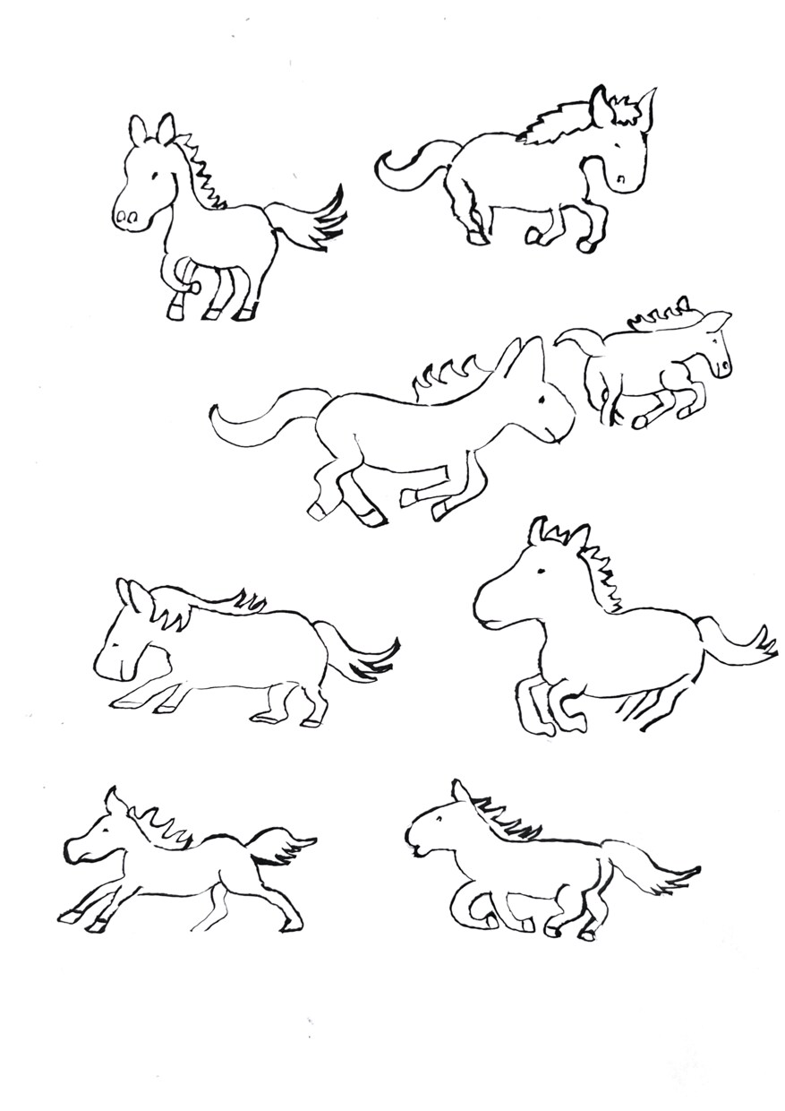 筆絵イラストを描きます 筆絵ならではの良さを見つけよう イメージ5