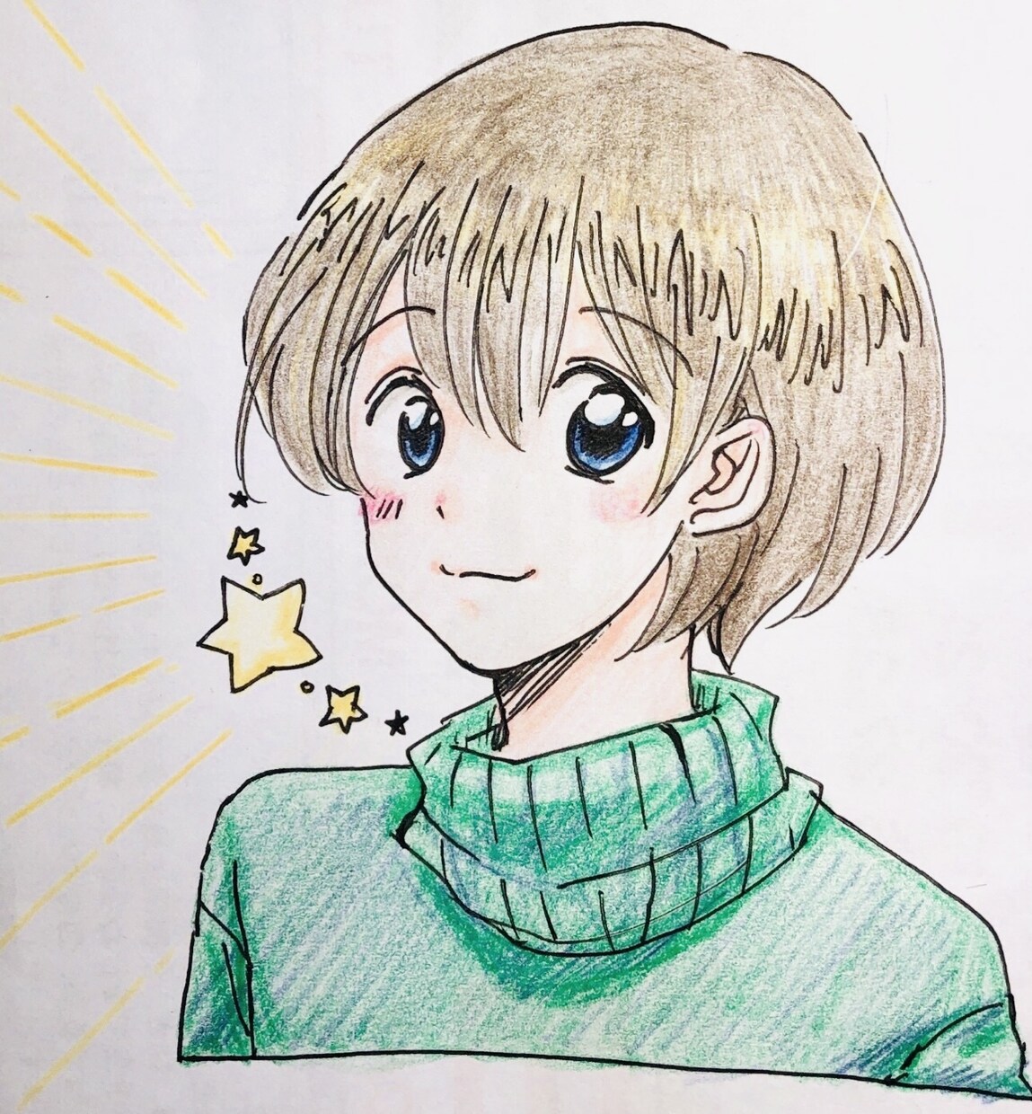 アナログイラスト描きます アナログ画材でマンガやアニメタッチのイラスト描きます。 イメージ2