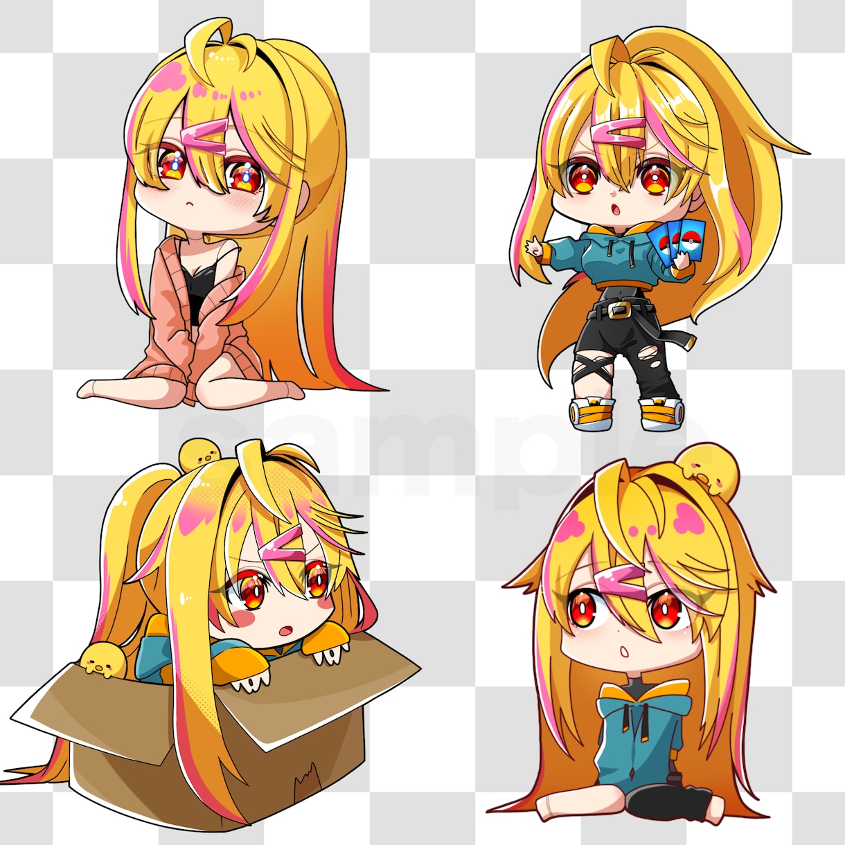 かわいいミニキャラ描きます 2〜3等身の色んな用途に使えるイラスト描きます！ イメージ1