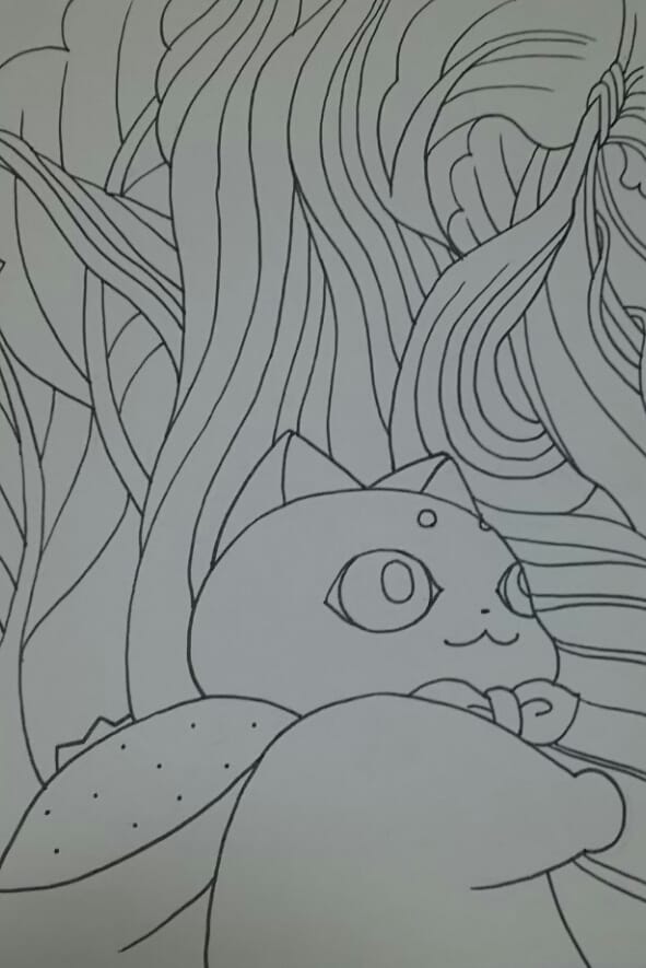 ポップなイラストを描きます 色鉛筆で描きます。モノクロも大丈夫です。 イメージ2