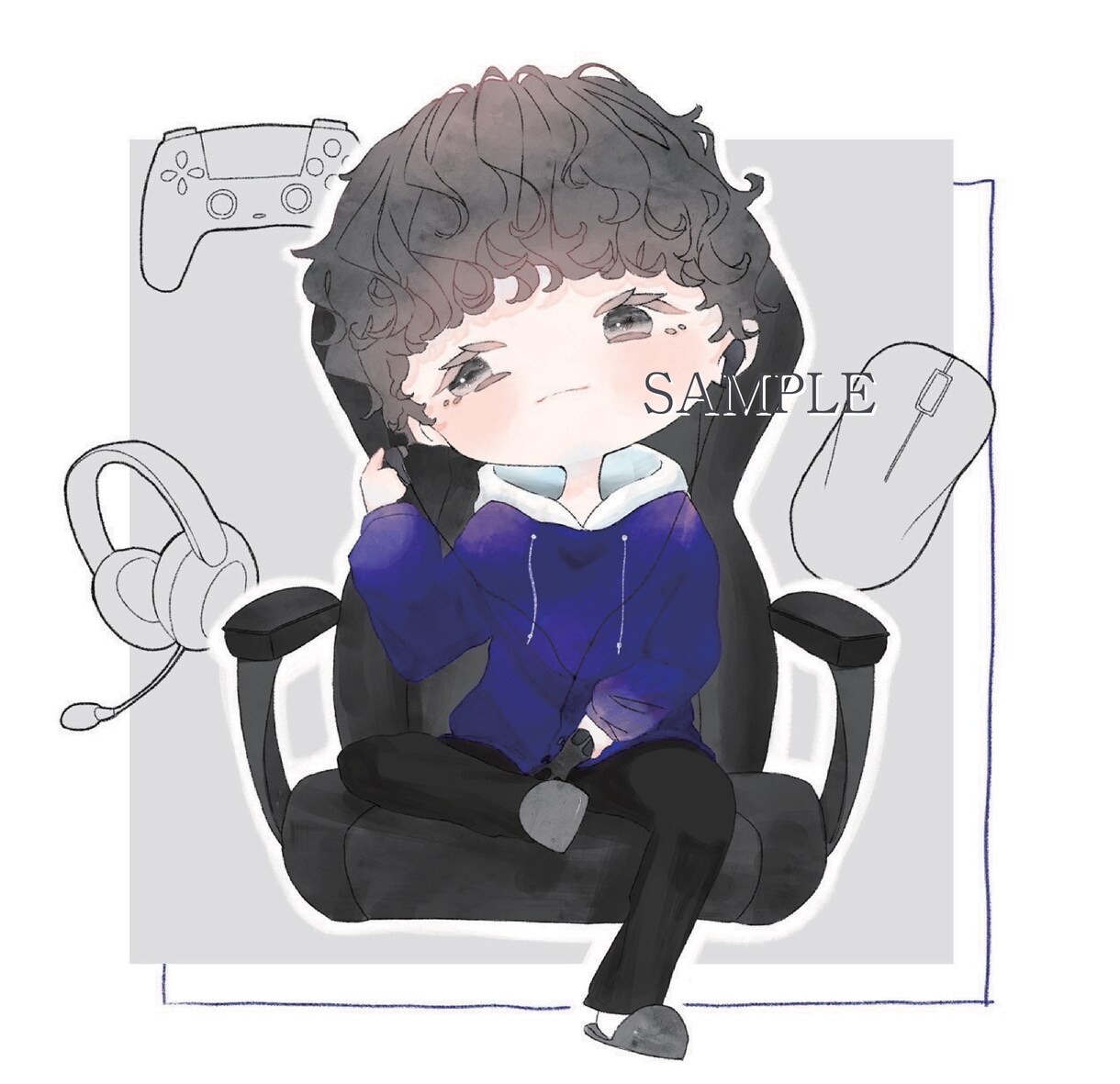 ラフ修正何度でも◎透明水彩でイラスト描きます X/YouTube/インスタなど色んな用途で使用可能！ イメージ8