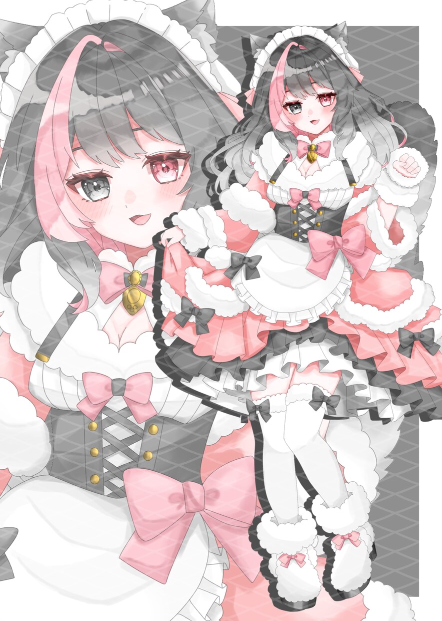 IRIAM立ち絵・TRPG立ち絵作成します 可愛くてキラキラしたイラストを目指します！ イメージ4