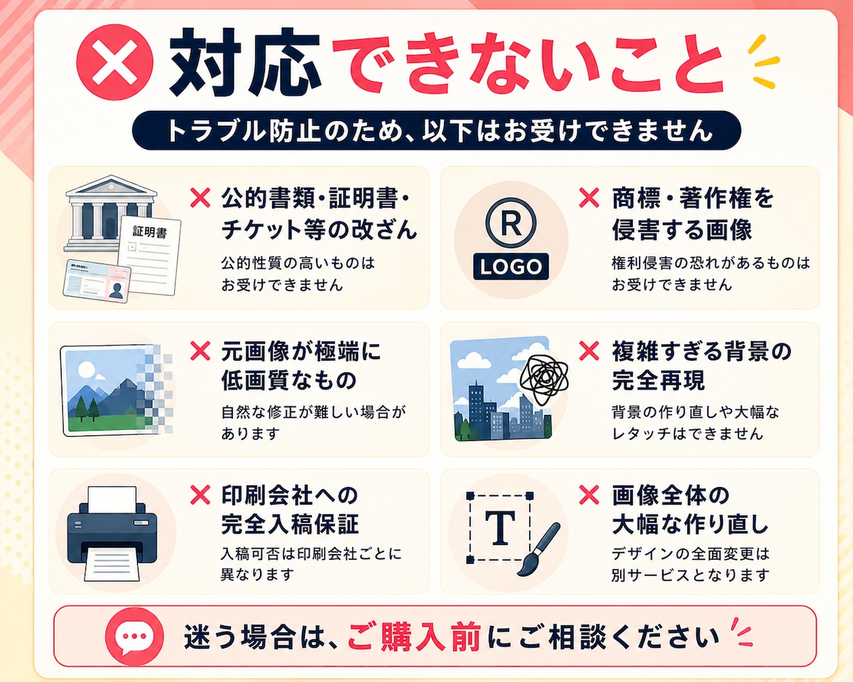 AIで作ったチラシ・告知画像を使える状態に整えます 文字崩れ・読めない文字・微妙な配置を、自然に修正します イメージ3