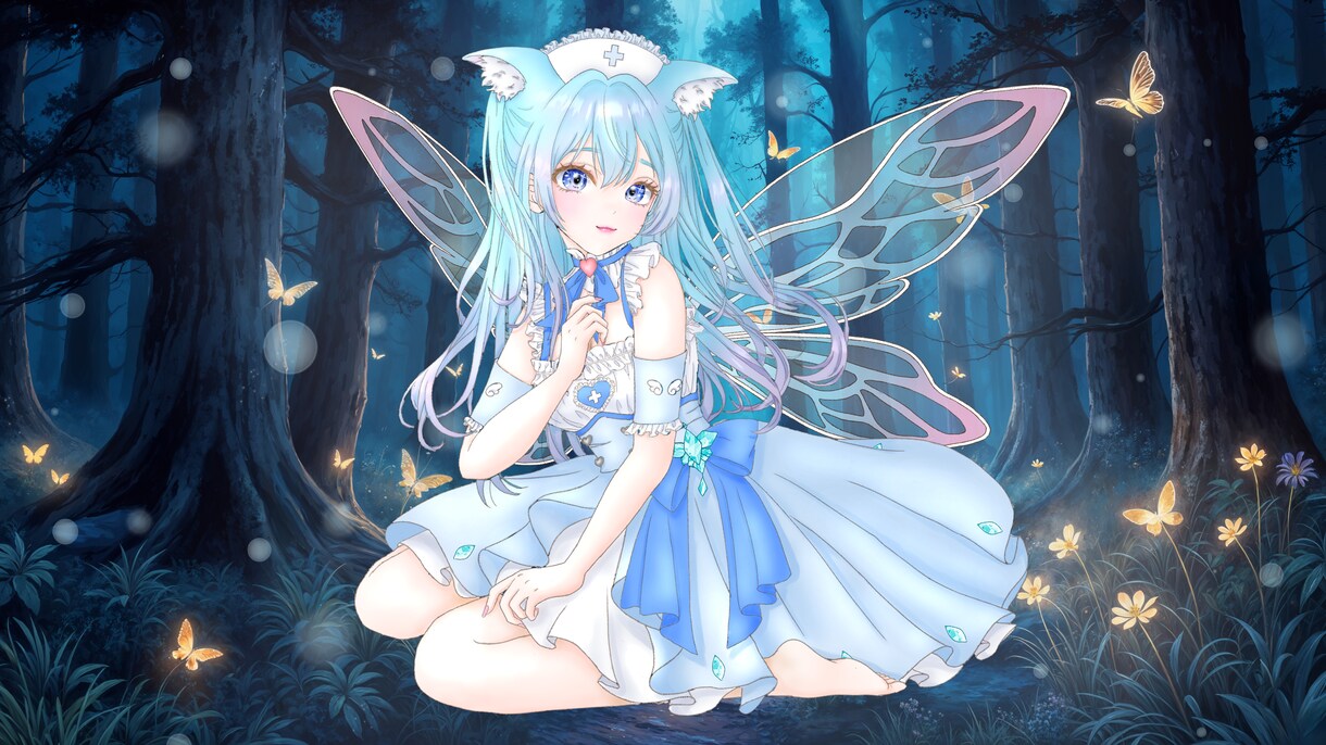 目を引くイラスト、歌みた、サムネを作成します 可愛いものから、妖艶なものまで幅広くご要望にお答えします！ イメージ6
