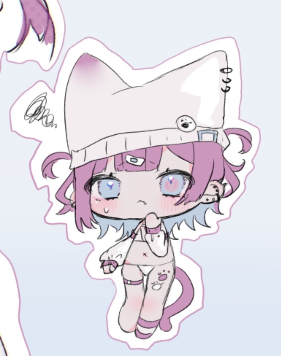 可愛い女の子のイラスト作成致します vtuber IRIAM スピード対応も致します イメージ5