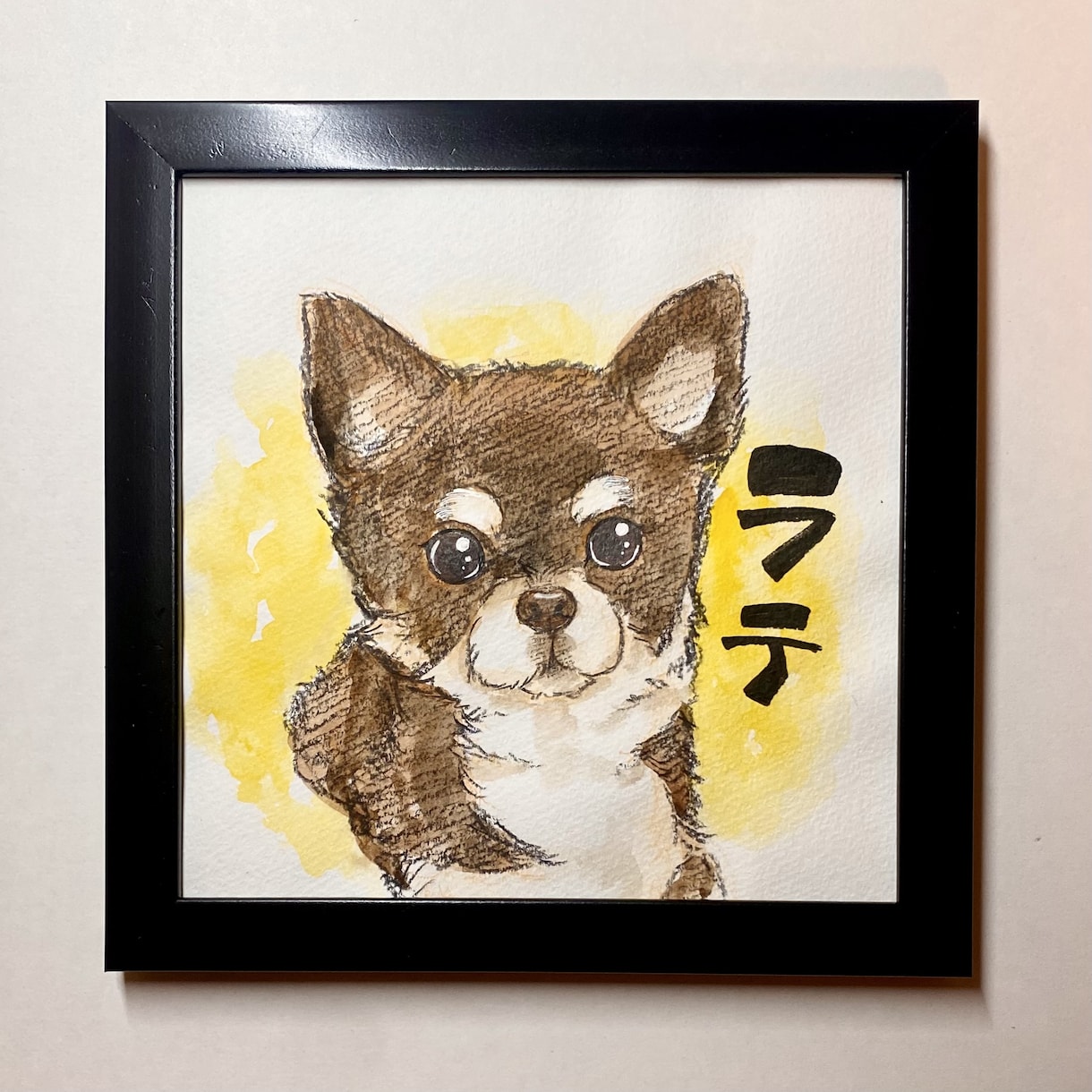 プレゼントや記念日に★可愛い似顔を絵描きます 【送料込/額有り】やさしい雰囲気の手描き似顔絵お描きします イメージ10