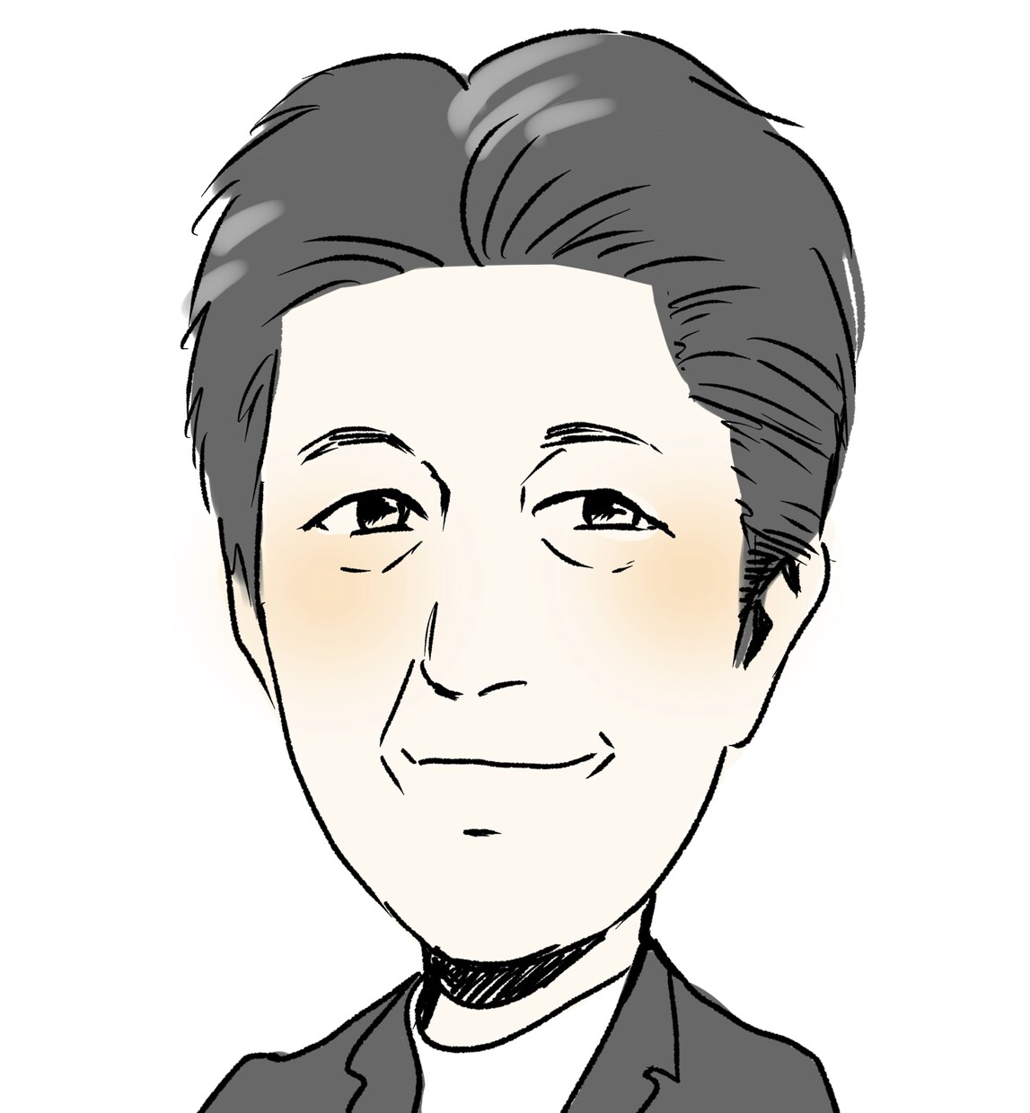1500円で人物・ペットの似顔絵をお描きします SNS、名刺、プレゼントに。5人以上のご注文は値引き対応 イメージ4