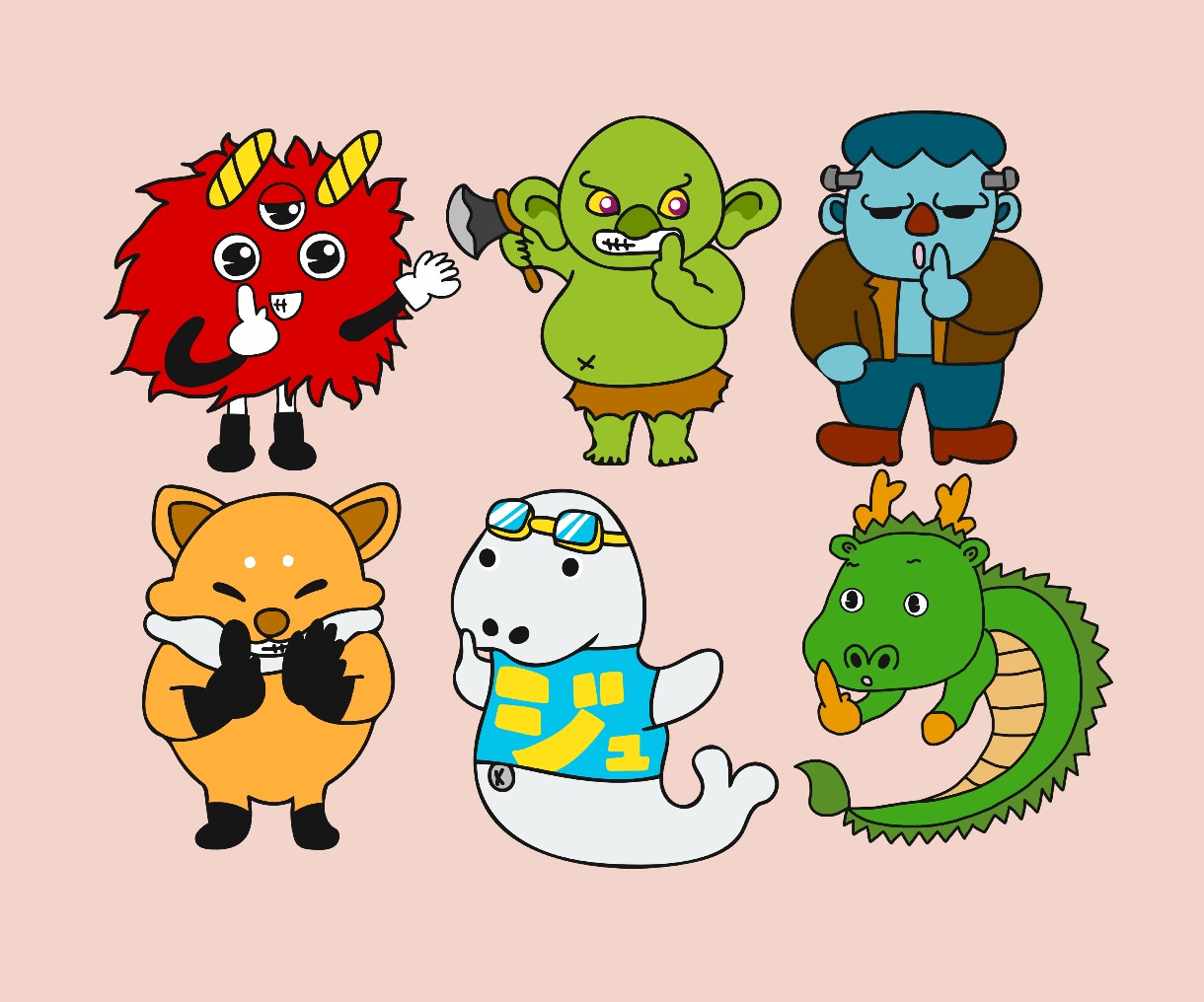 修正無制限！ゆる〜いキャラクター作ります 企業様、ブログのマスコット等にオススメ！ イメージ5