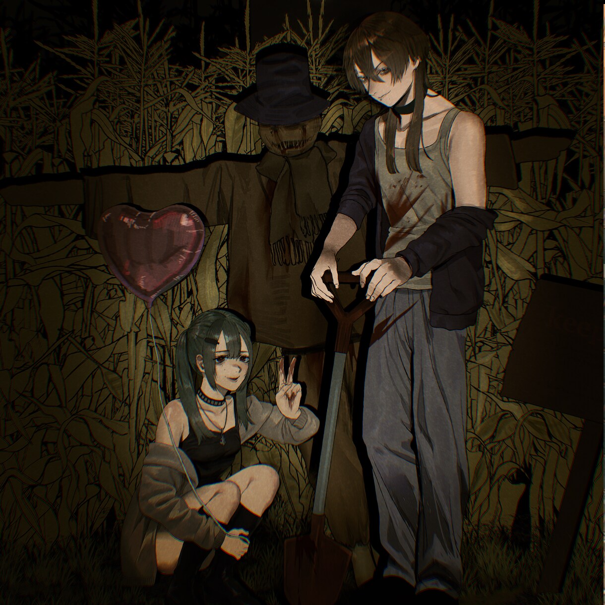 圧倒的ハイクオリティな一枚絵描きます プロが圧倒的画力でダークでなイラスト描きます イメージ7