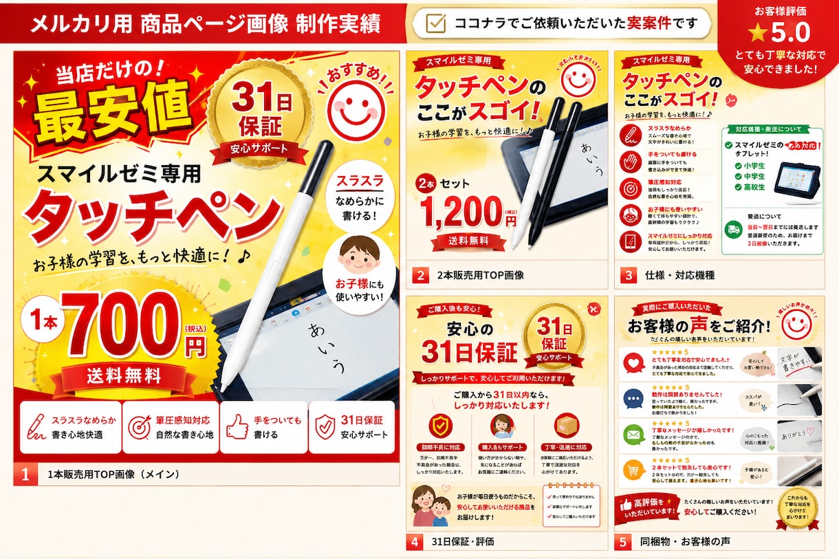 売れるメルカリ出品ページ作りをサポートします 初心者でも安心！相場分析から価格設定までサポート イメージ2