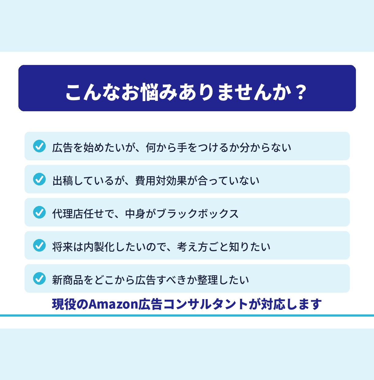 Amazon広告を現役コンサルが運用代行いたします 月商1億超〜小規模サイトまで250店舗以上の実績がございます イメージ2