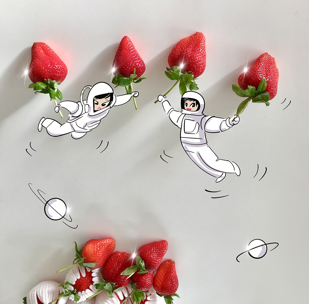 写真と絵の融合！写真画像に合うイラストを描きます 美しく撮れた写真にイラストの相乗効果！商品宣伝にもってこい！ イメージ2
