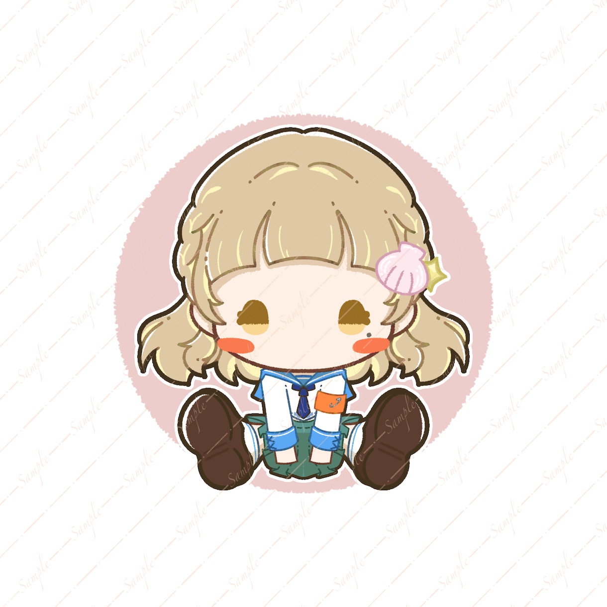 おすわりイラストを作成します ちょこんと可愛いく、ぬいぐるみみたい！ イメージ7
